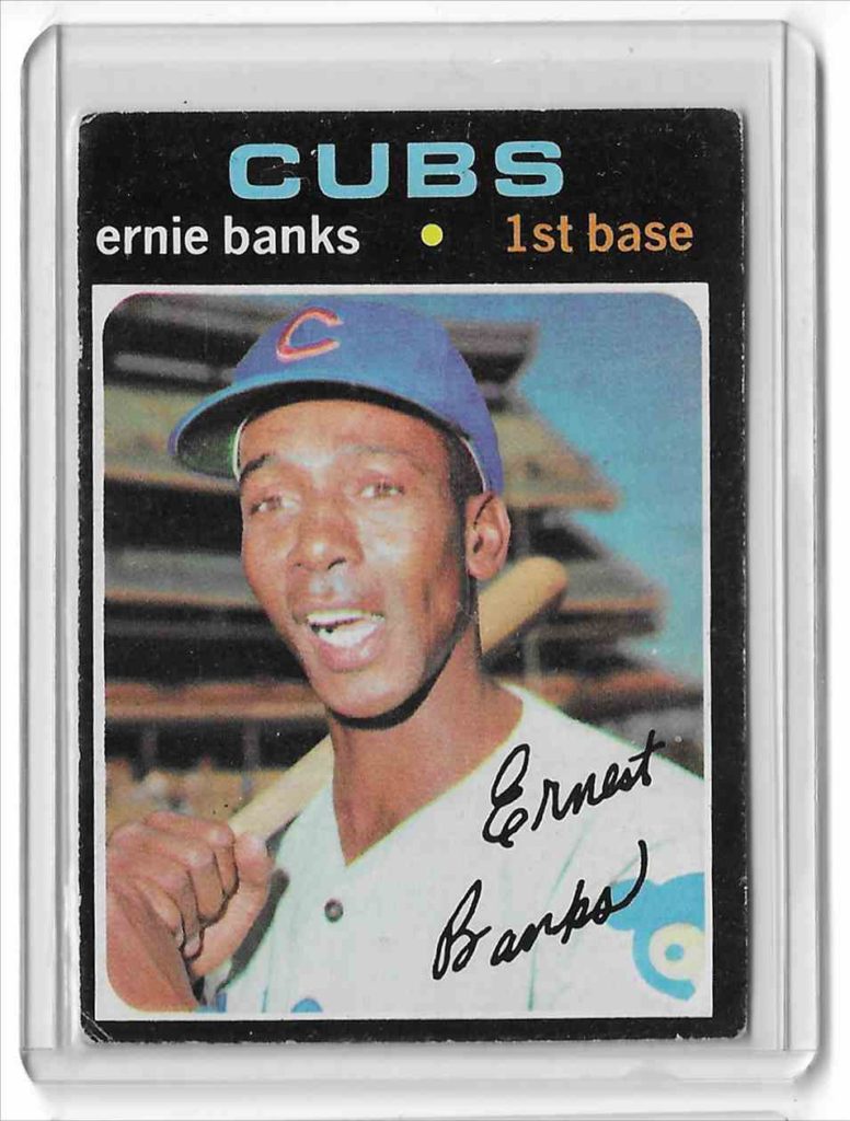 1971 Topps 525 Ernie Banks